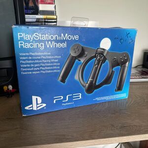 EU Exclusive Sony Move Racing Wheel PS3 PlayStation Motion Controller